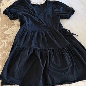Zara Black Wrap Dress